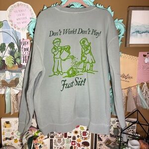 Cody Ko Crewneck Sweatshirt Gray & Green Cody’s Run Club YouTuber Merch Size XXL